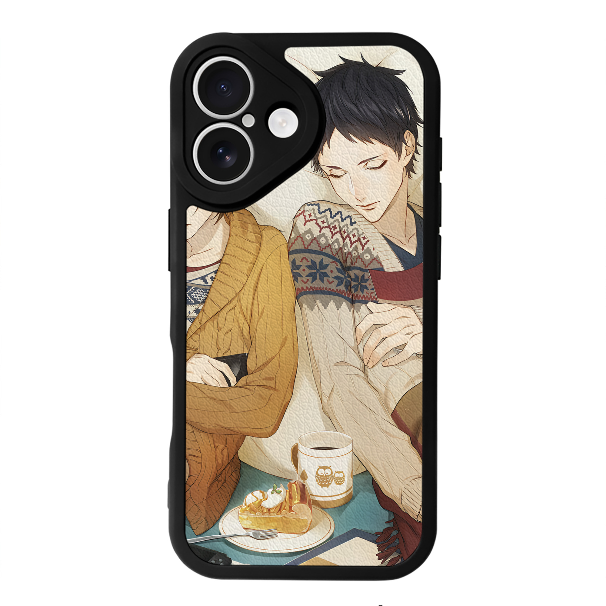 （画像用） ハイキュー!! Haikyu!! 【iPhone 16シリーズ対応】シリコンスマホケース（レザー調） 材質：シリコン